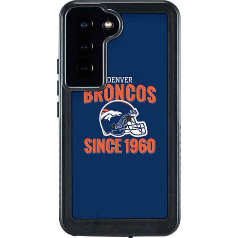 NFL Denver Broncos Helmet Galaxy S23 Waterproof Case