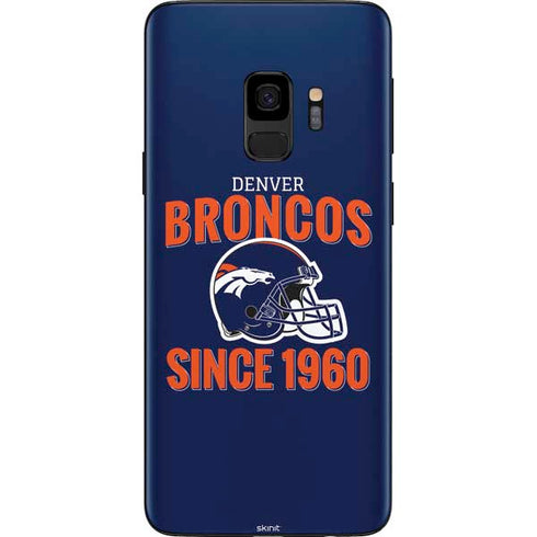 NFL Denver Broncos Helmet Galaxy S9 Skin