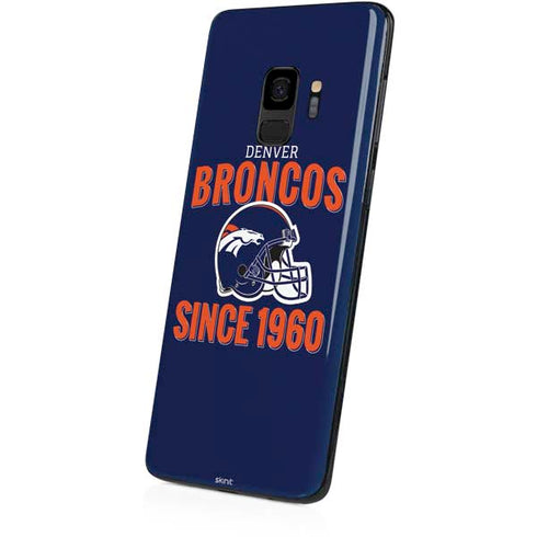 NFL Denver Broncos Helmet Galaxy S9 Skin