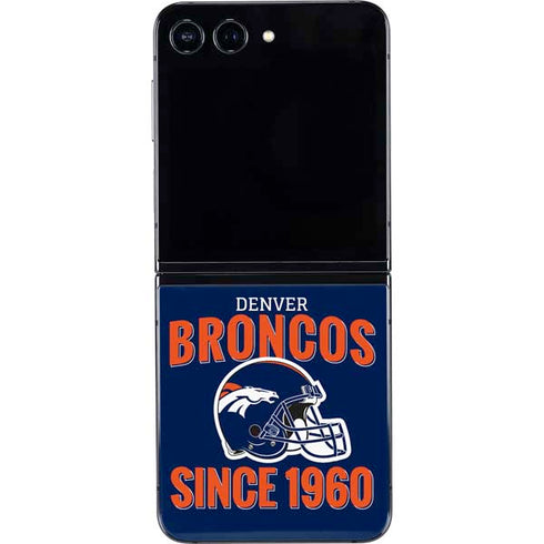 NFL Denver Broncos Helmet Galaxy Z Flip5 5G Skin
