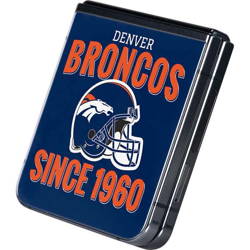 NFL Denver Broncos Helmet Galaxy Z Flip5 5G Skin