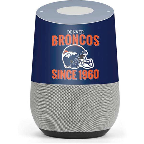 NFL Denver Broncos Helmet Google Home Skin