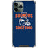 NFL Denver Broncos Helmet iPhone 11 Pro Max Clear Case