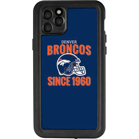 NFL Denver Broncos Helmet iPhone 11 Pro Max Waterproof Case