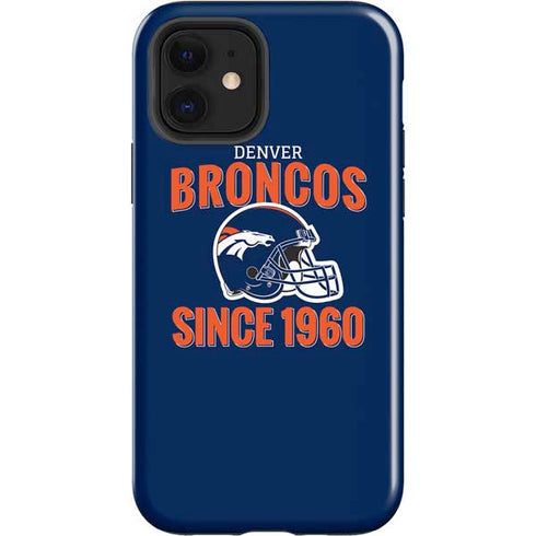 NFL Denver Broncos Helmet iPhone 12 Impact Case
