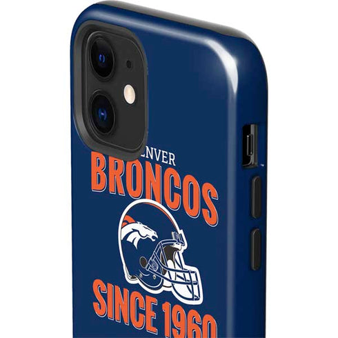 NFL Denver Broncos Helmet iPhone 12 Impact Case