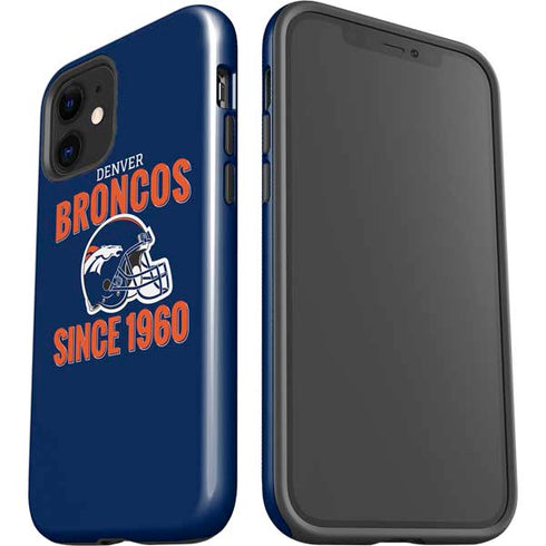 NFL Denver Broncos Helmet iPhone 12 Impact Case