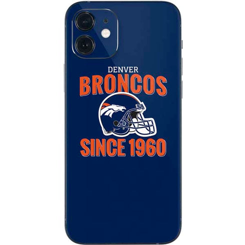 NFL Denver Broncos Helmet iPhone 12 Mini Skin