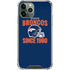 NFL Denver Broncos Helmet iPhone 12 Pro Clear Case