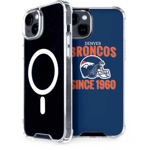 NFL Denver Broncos Helmet iPhone 13 MagSafe Case