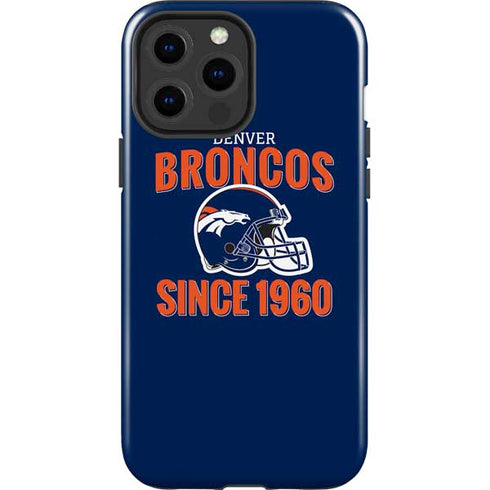 NFL Denver Broncos Helmet iPhone 13 Pro Max Impact Case