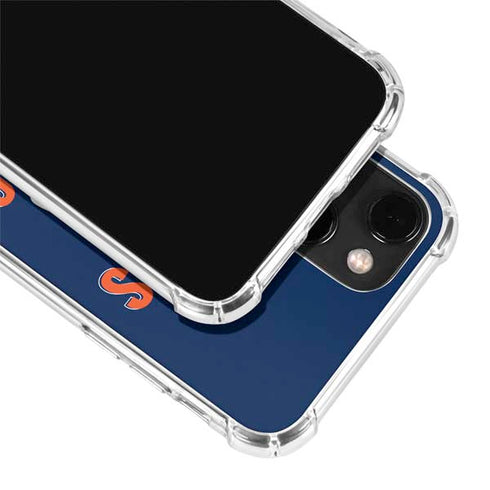 NFL Denver Broncos Helmet iPhone 15 Plus Clear Case