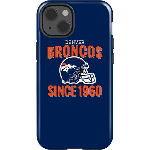 NFL Denver Broncos Helmet iPhone 15 Impact Case