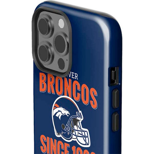 NFL Denver Broncos Helmet iPhone 15 Pro Max Impact Case