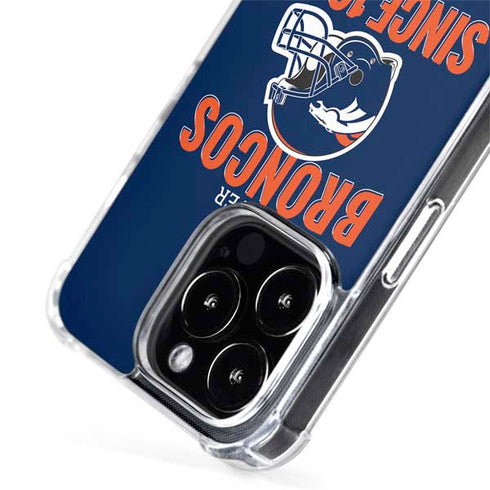 NFL Denver Broncos Helmet iPhone 15 Pro Max MagSafe Case