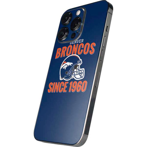 NFL Denver Broncos Helmet iPhone 14 Pro Skin