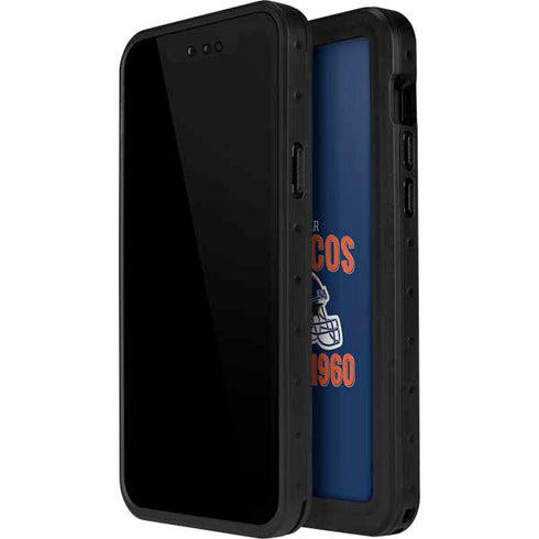 NFL Denver Broncos Helmet iPhone 15 Plus Waterproof Case
