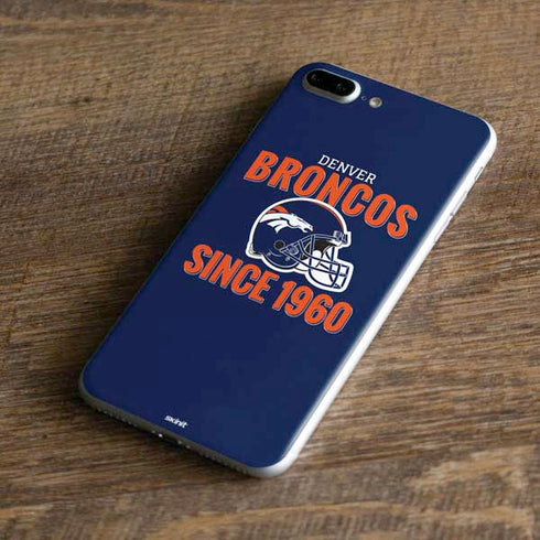 NFL Denver Broncos Helmet iPhone 8 Plus Skin