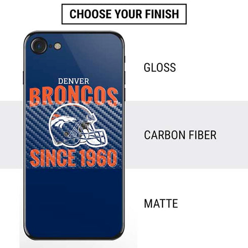 NFL Denver Broncos Helmet iPhone SE (2nd & 3rd Gen) Skin