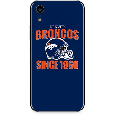 NFL Denver Broncos Helmet iPhone XR Skin