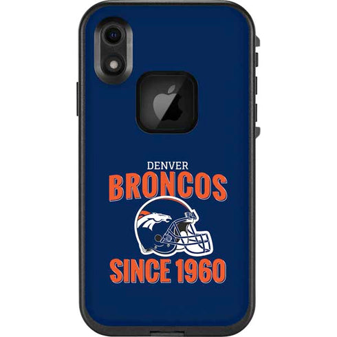 NFL Denver Broncos Helmet LifeProof Fre iPhone Skin