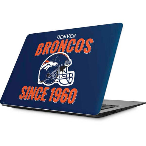 NFL Denver Broncos Helmet Apple MacBook Skin