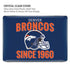 NFL Denver Broncos Helmet MacBook Pro 13in (2020) Case plus Skin