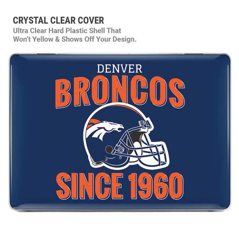 NFL Denver Broncos Helmet MacBook Pro 15in (2016-19) Case plus Skin