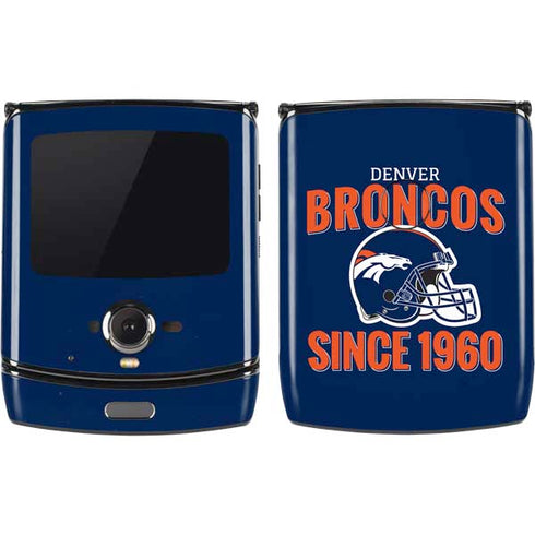 NFL Denver Broncos Helmet Motorola RAZR Skin