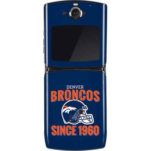 NFL Denver Broncos Helmet Motorola RAZR Skin