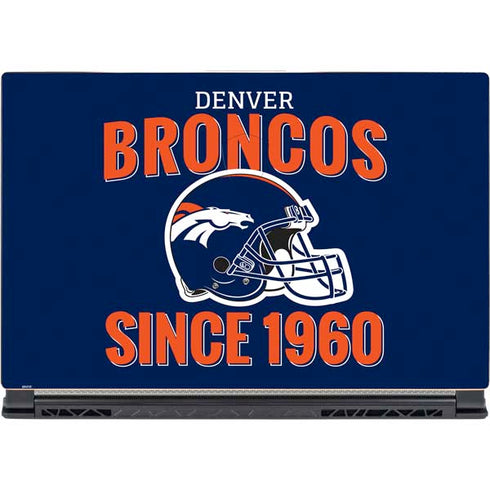 NFL Denver Broncos Helmet MSI GS65 Stealth Laptop Skin