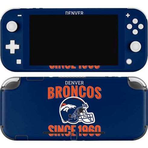 NFL Denver Broncos Helmet Nintendo Switch Lite Skin