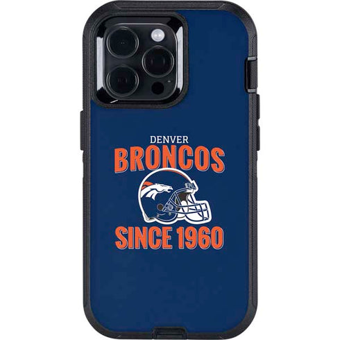 NFL Denver Broncos Helmet Otterbox Defender iPhone Skin