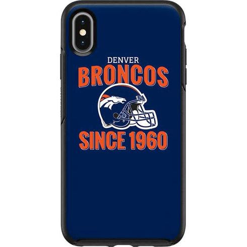 NFL Denver Broncos Helmet Otterbox Symmetry iPhone Skin