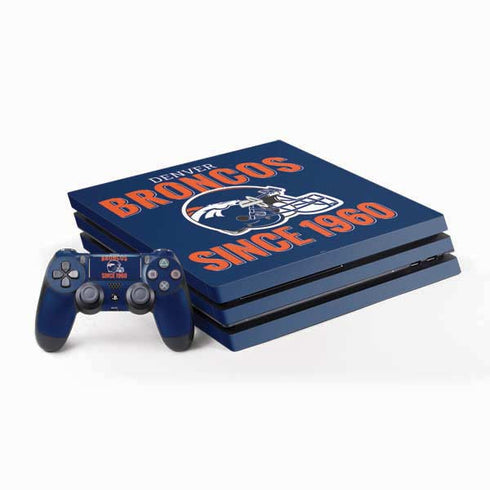 NFL Denver Broncos Helmet PS4 Pro Bundle Skin