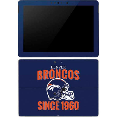 NFL Denver Broncos Helmet Surface Go Skin