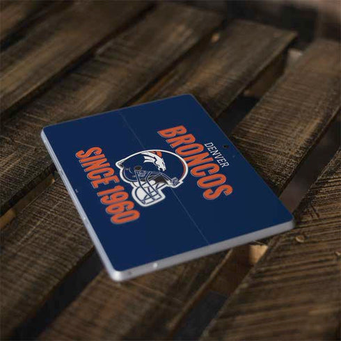 NFL Denver Broncos Helmet Surface Go Skin
