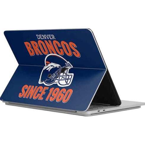 NFL Denver Broncos Helmet Surface Laptop Studio Skin