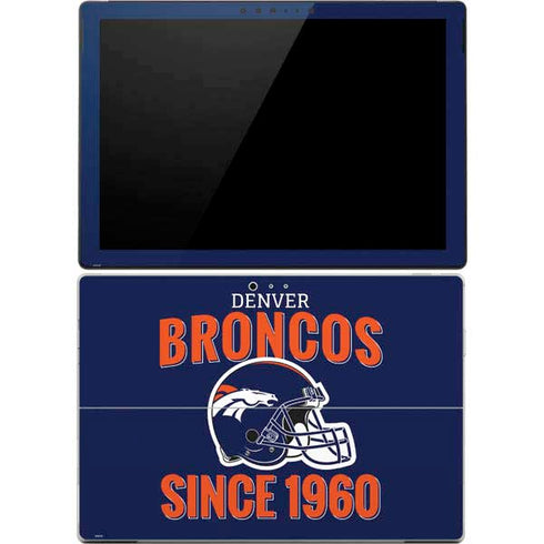 NFL Denver Broncos Helmet Surface Pro 4 Skin