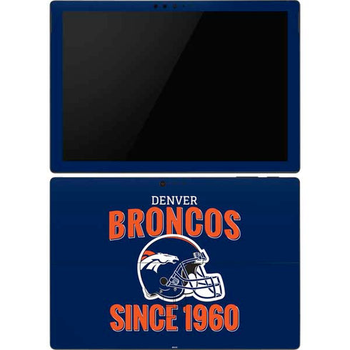 NFL Denver Broncos Helmet Surface Pro 6 Skin
