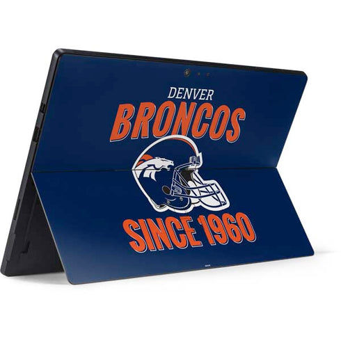 NFL Denver Broncos Helmet Surface Pro 6 Skin