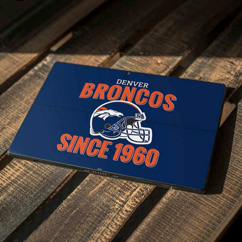 NFL Denver Broncos Helmet Surface Pro 6 Skin