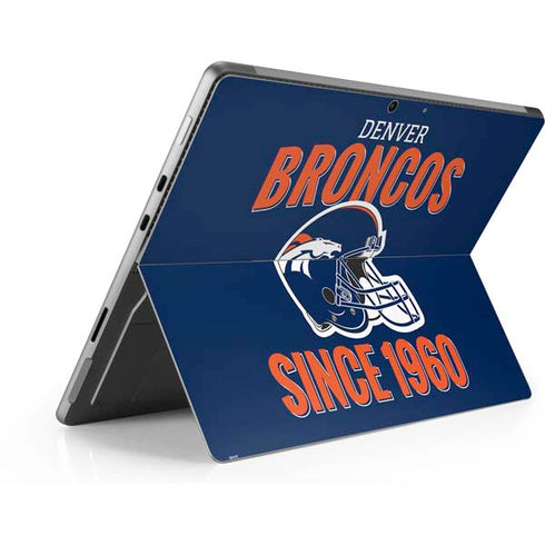 NFL Denver Broncos Helmet Surface Pro 9 Skin