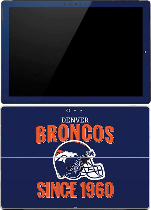 NFL Denver Broncos Helmet Surface Pro (2017) Skin