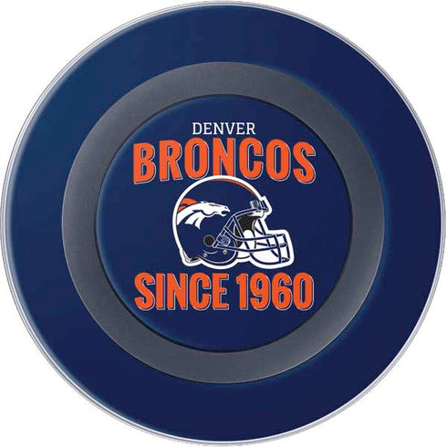 NFL Denver Broncos Helmet Wireless Charger Skin