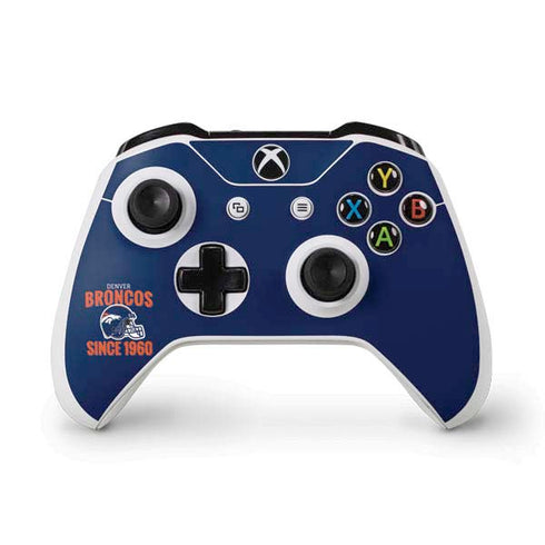 NFL Denver Broncos Helmet Xbox One S Controller Skin