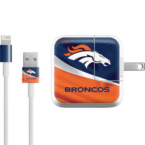 NFL Denver Broncos iPad Charger (10W USB) Skin