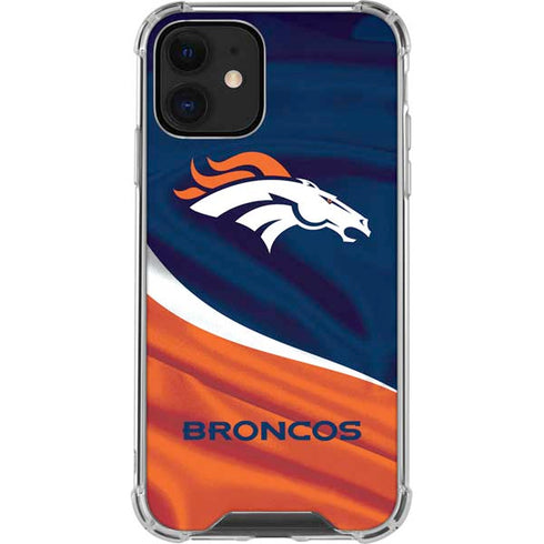 NFL Denver Broncos iPhone 12 Mini Clear Case