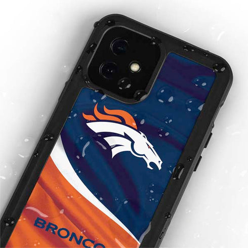 NFL Denver Broncos iPhone 12 Mini Waterproof Case