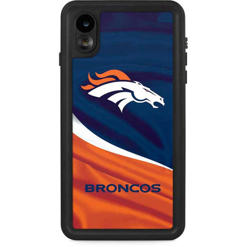 NFL Denver Broncos iPhone XR Waterproof Case